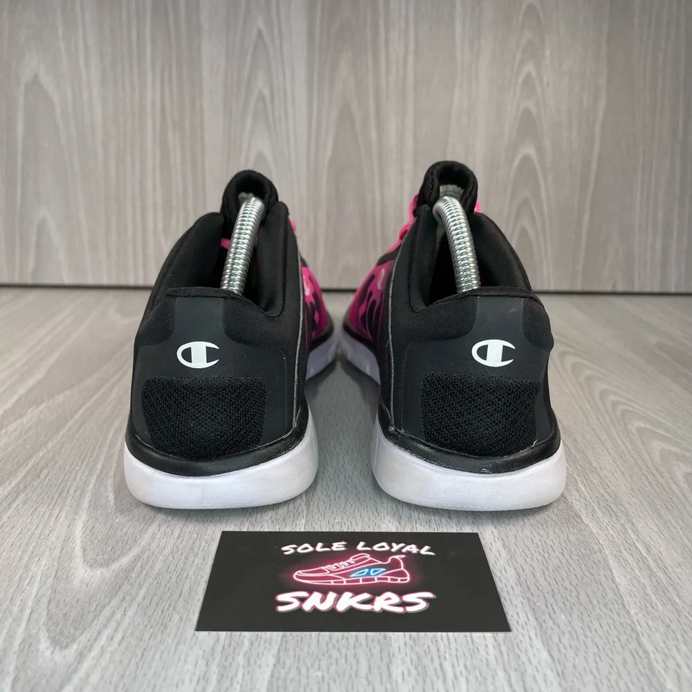 Champion Women's Lite Running Athletic Shoe in Pink and Black Size 4 1/2